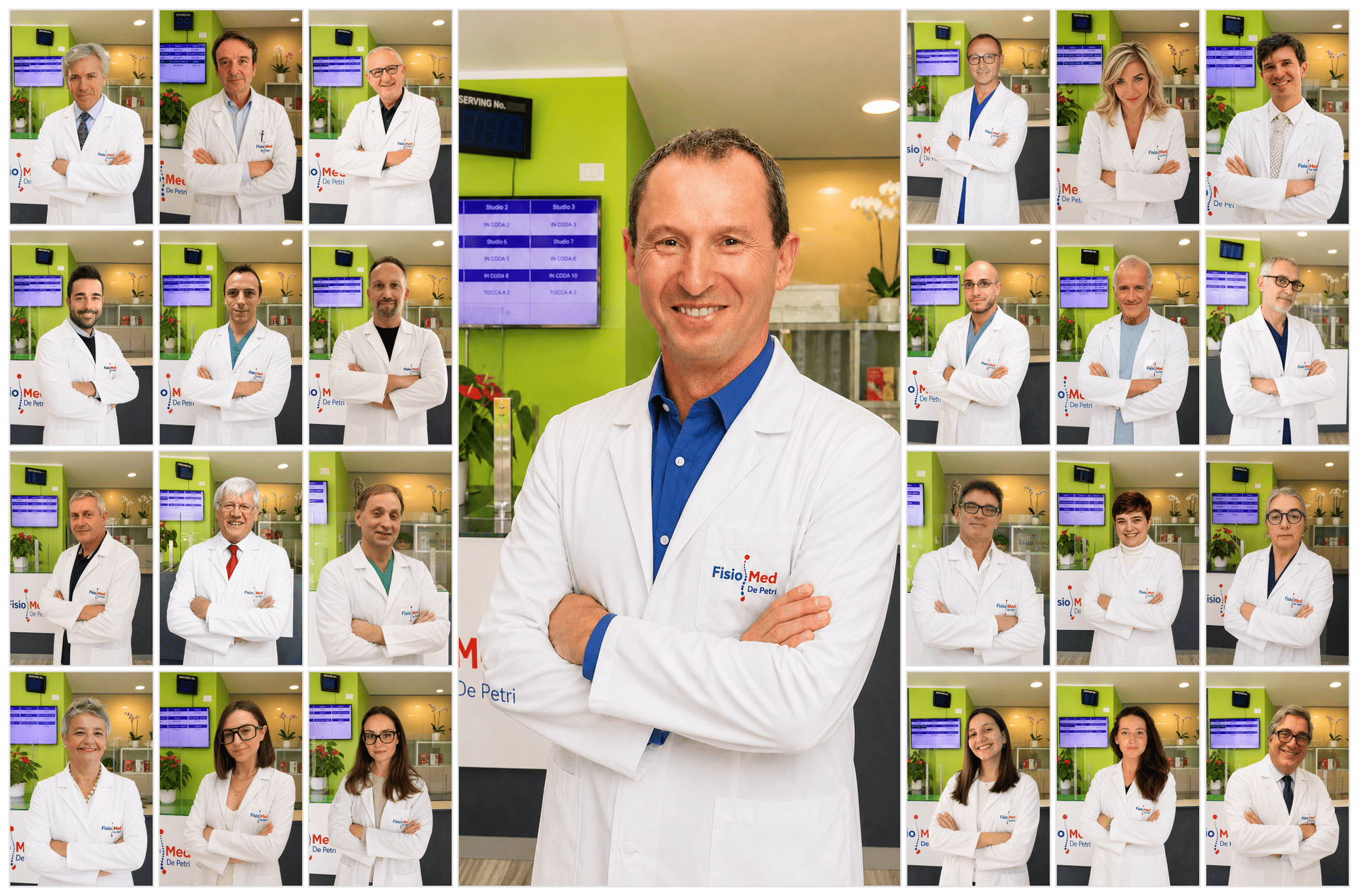 Équipe medica del centro