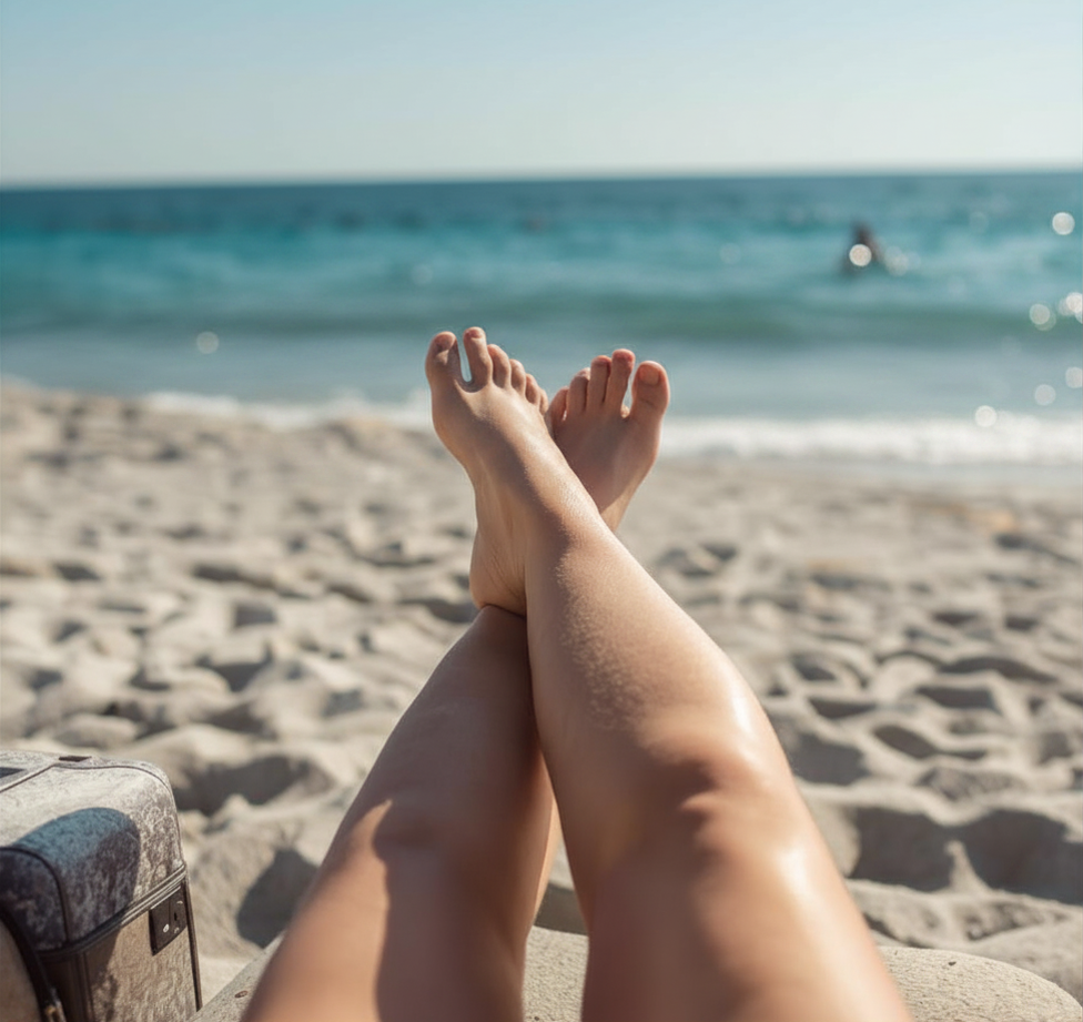 Gambe gonfie in viaggio: come prevenirle durante lunghi spostamenti