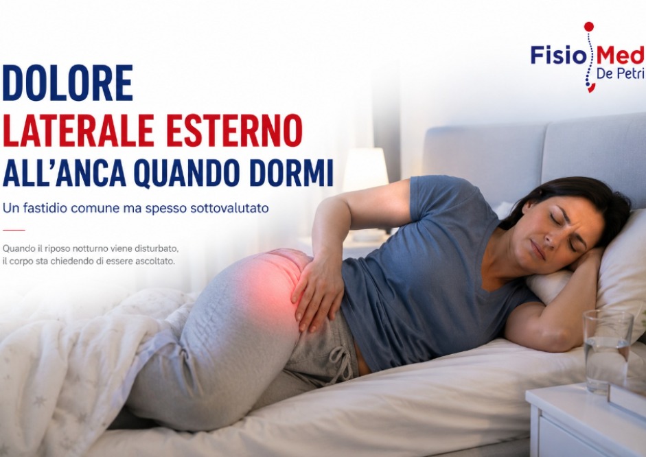 Dolore laterale esterno all’anca quando dormi: un fastidio comune ma spesso sottovalutato