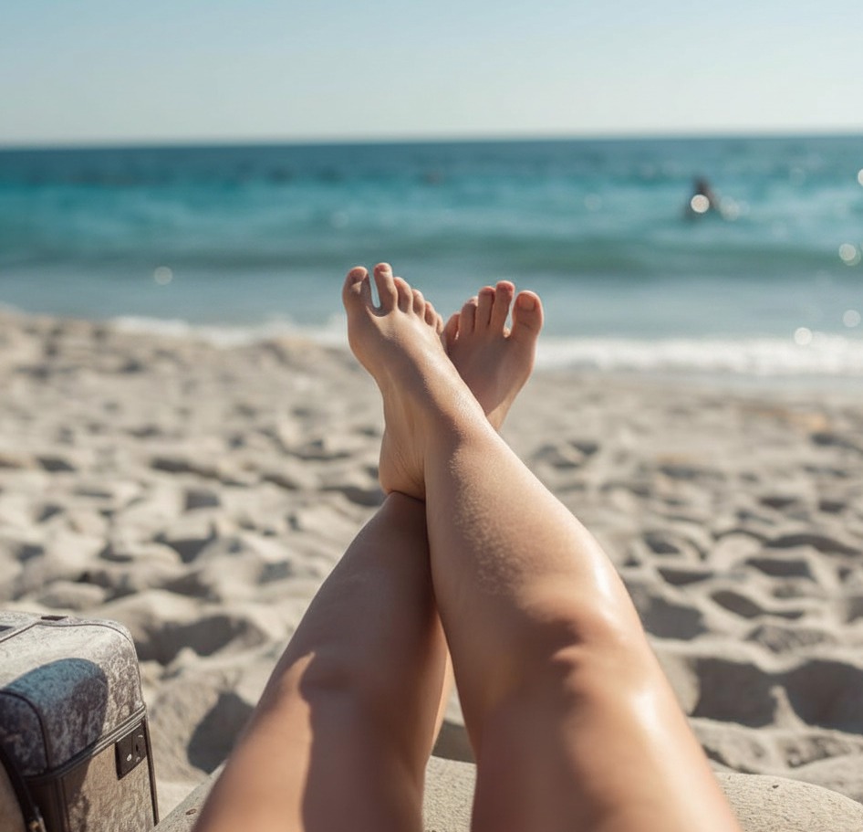Gambe gonfie in viaggio: come prevenirle durante lunghi spostamenti